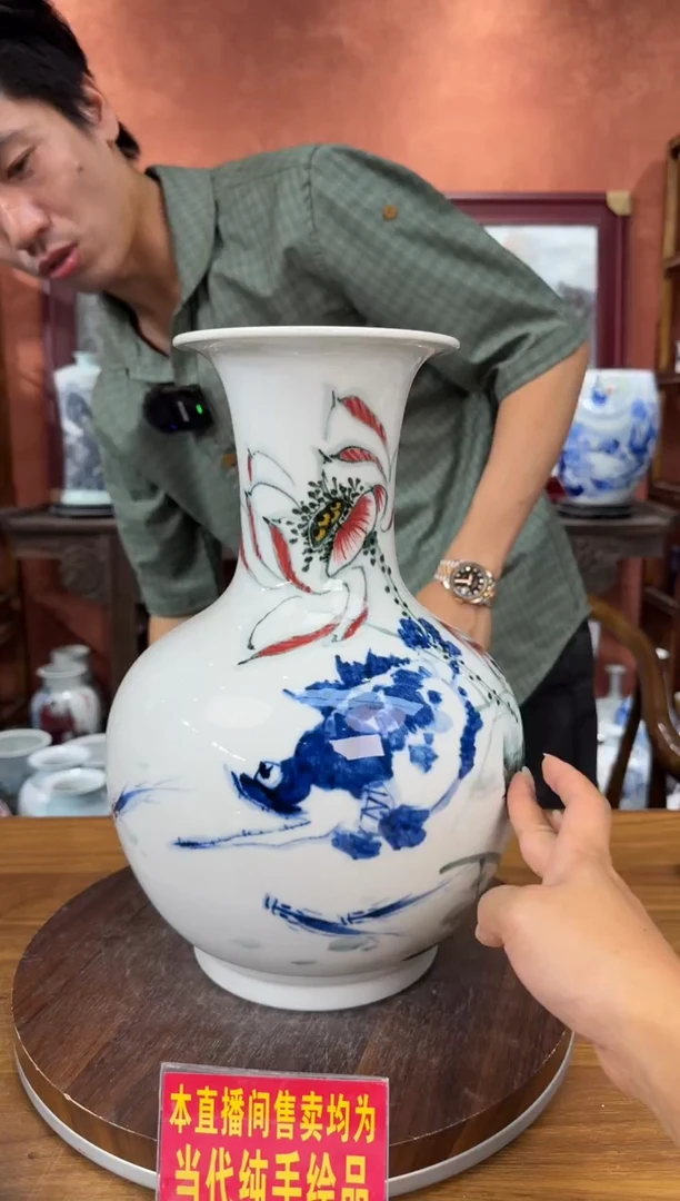 吴义松陶盟手工手绘陶瓷编码：4733