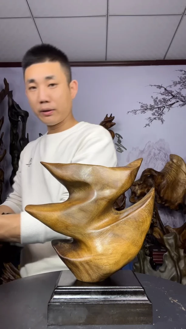 金丝楠木雕款风*金丝楠木工艺品摆件