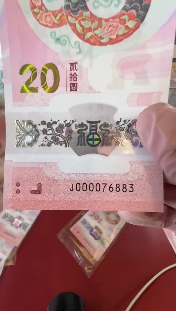 【闪购商品】塑料25蛇钞000076883单张裸