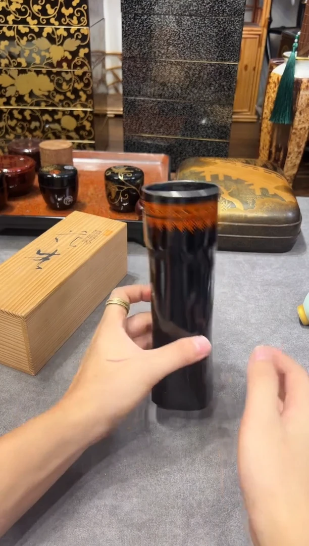 蒟酱 金莳绘 花器
