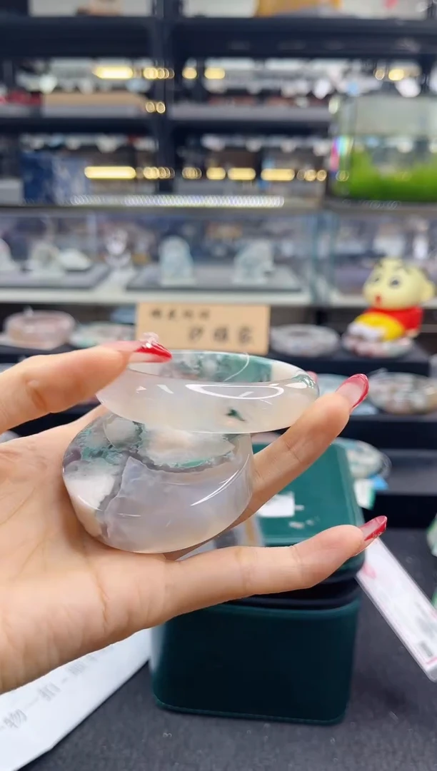 未镶嵌手镯石英质玉58-59圈口（赠品镯心）s9665