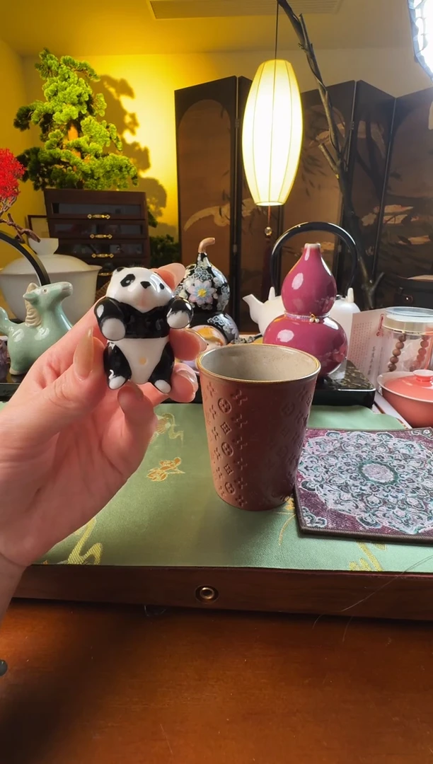 小熊猫摆件
