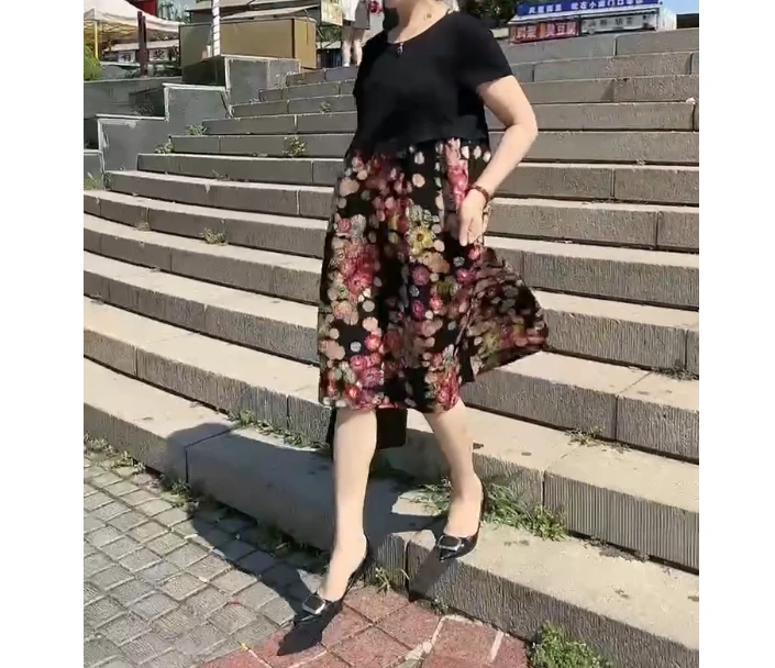 2025春季新款网红同款洋气气质韩版潮流休闲拼接裙子女