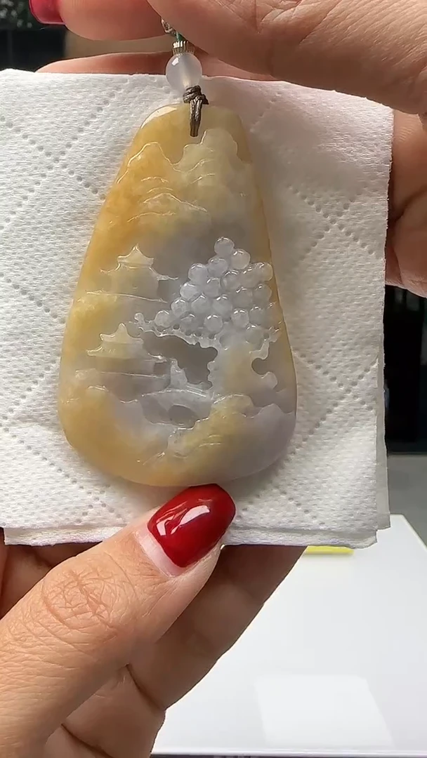 【闪购商品】翡翠颈饰未镶嵌天然翡翠A货吊坠