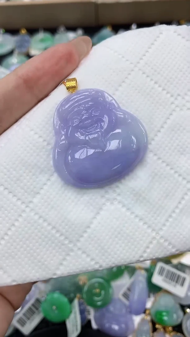 颈饰18K金镶嵌翡翠11111111111