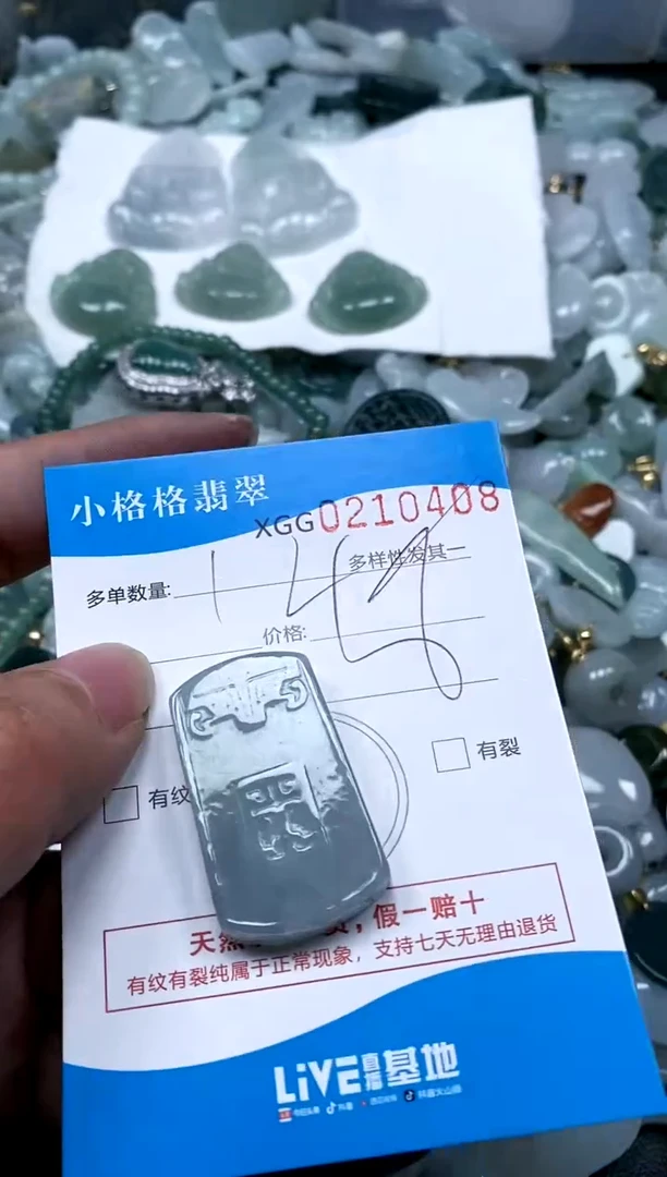 【闪购商品】翡翠颈饰未镶嵌闪购商品0210408