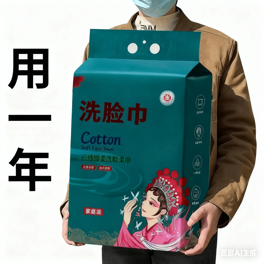 【新人福利】洗脸巾一次性棉柔巾加厚加大悬挂抽取洗面洁面擦脸擦脸
