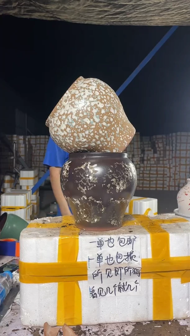 紫砂花盆紫砂花盆宜兴紫砂粗陶花盆16*21