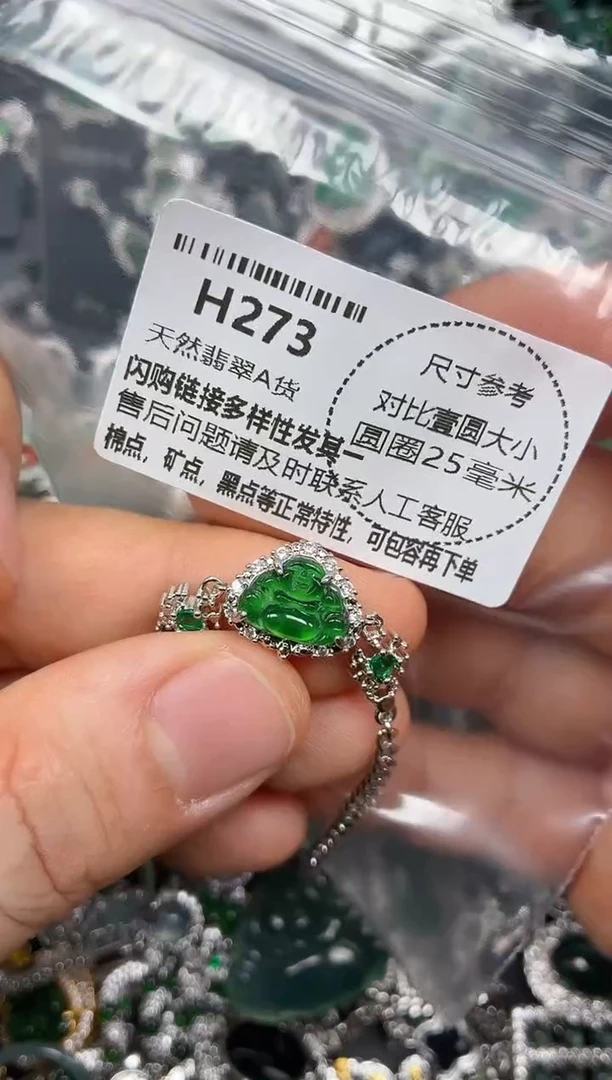 颈饰未镶嵌翡翠H273手链