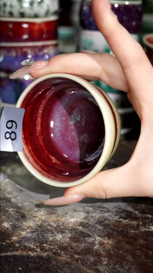 摆件精品窑变钧瓷茶器