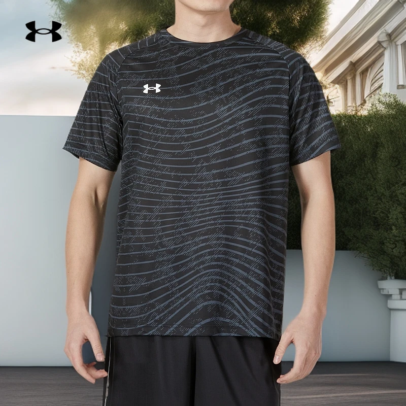 【品牌正品】安德玛男装女装短袖新款健身运动T恤休闲球衣24500510