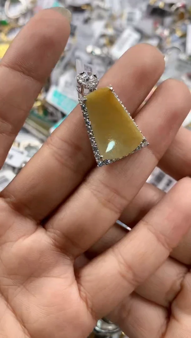 银S925镶嵌戒指翡翠8888----8