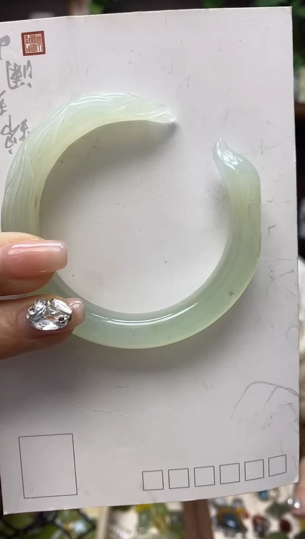 未镶嵌岫玉手镯53