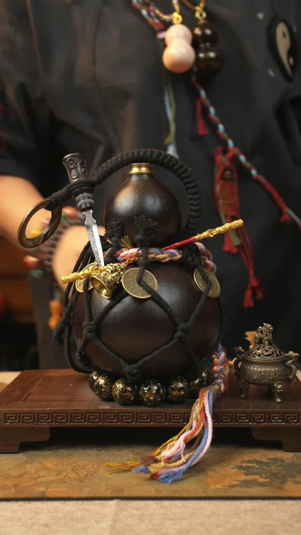 565大漆一物一拍记葫堂出品【不带手串】