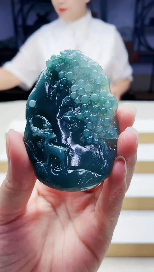 未镶嵌定制翡翠毛货09190218