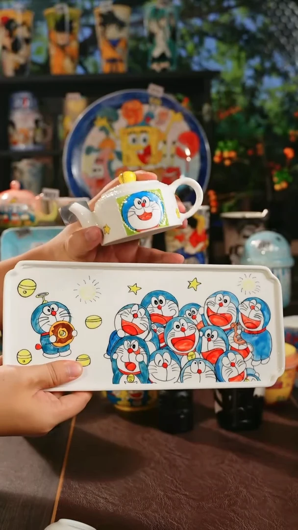 景德镇手绘高温釉下彩陶瓷