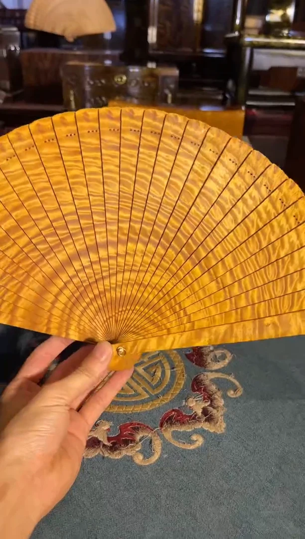 乌木类成套家具金丝楠 扇子 31