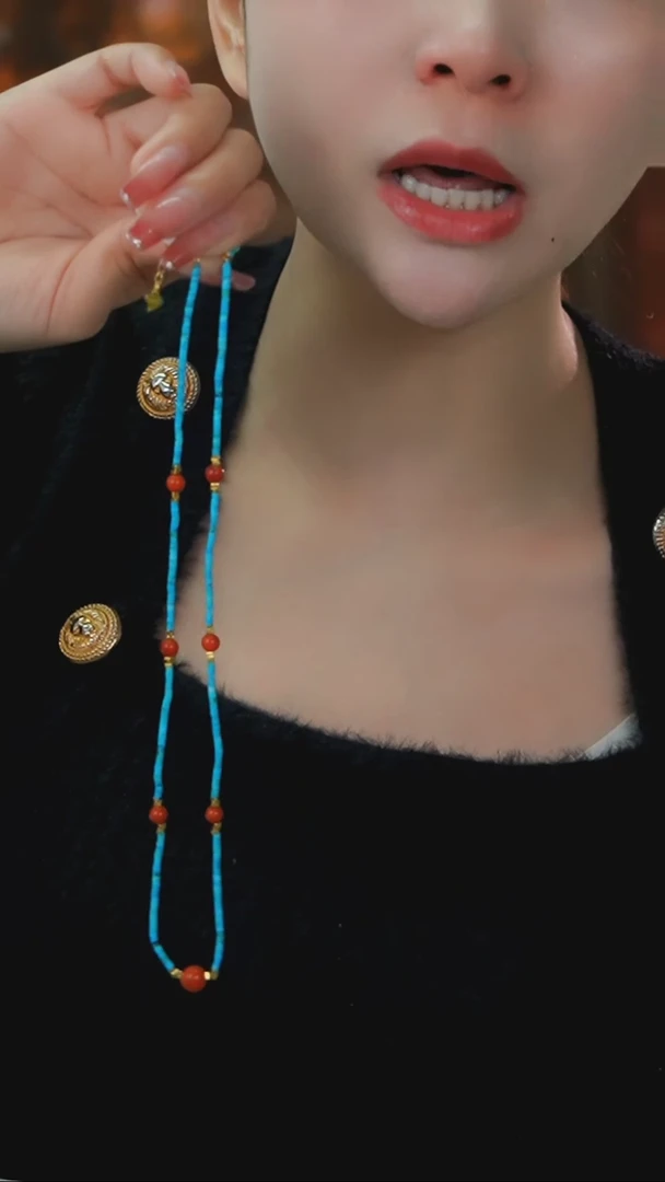 【闪购商品】南红玛瑙项链银S925镶嵌发货一件