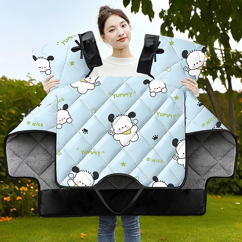 小刀专用电动车挡风被冬季摩托电瓶车防水防风雪防雨罩冬款