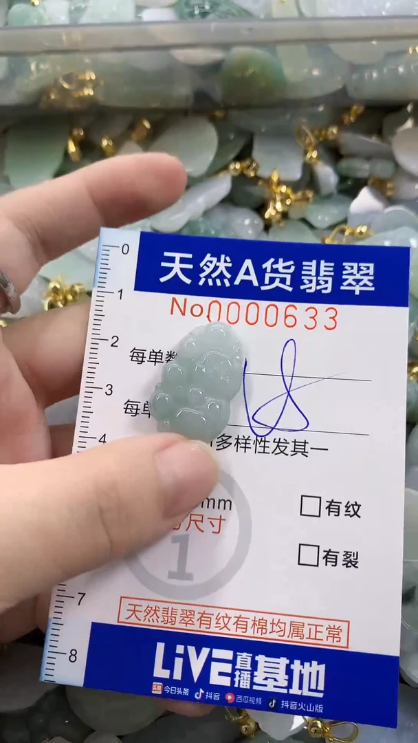 颈饰未镶嵌翡翠天然A货翡翠