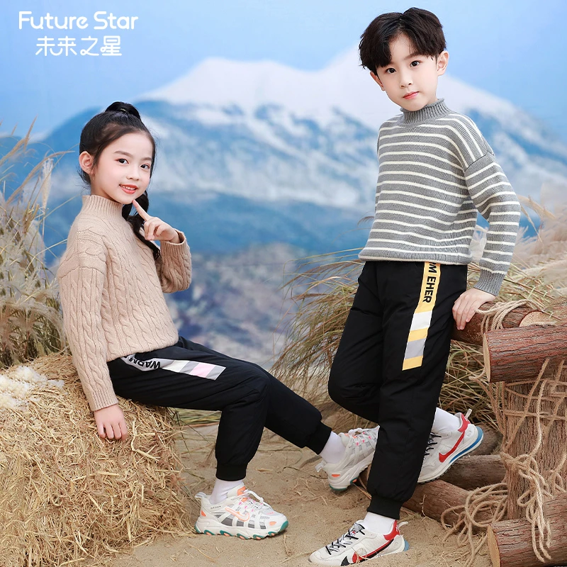 男女儿童冬季羽绒裤49501