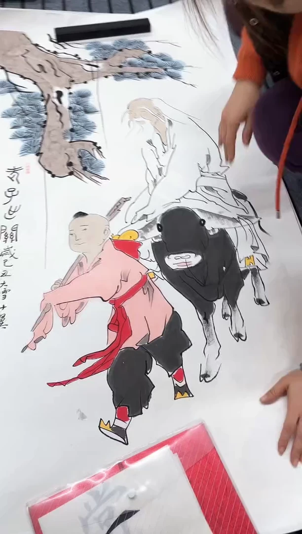 精品国画人物作品