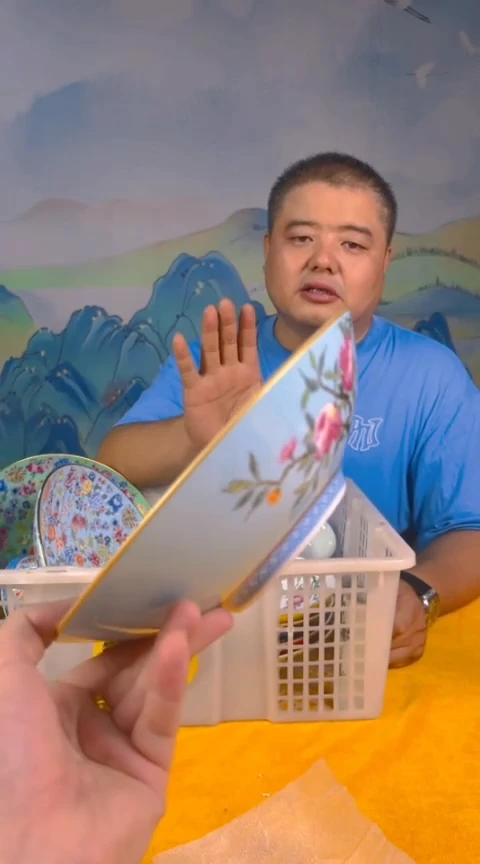 摆件景德镇陶瓷青花摆件54