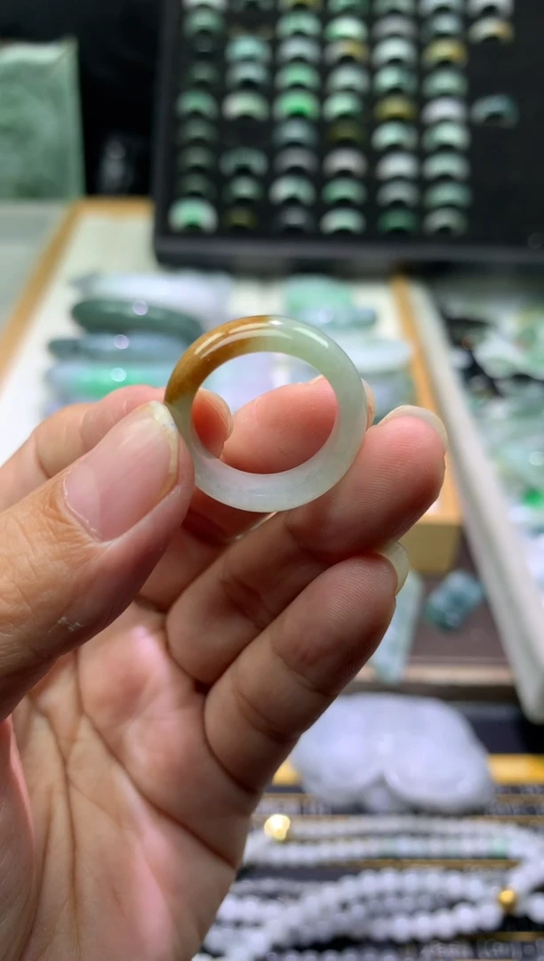 裸石翡翠姣翡翠戒圈