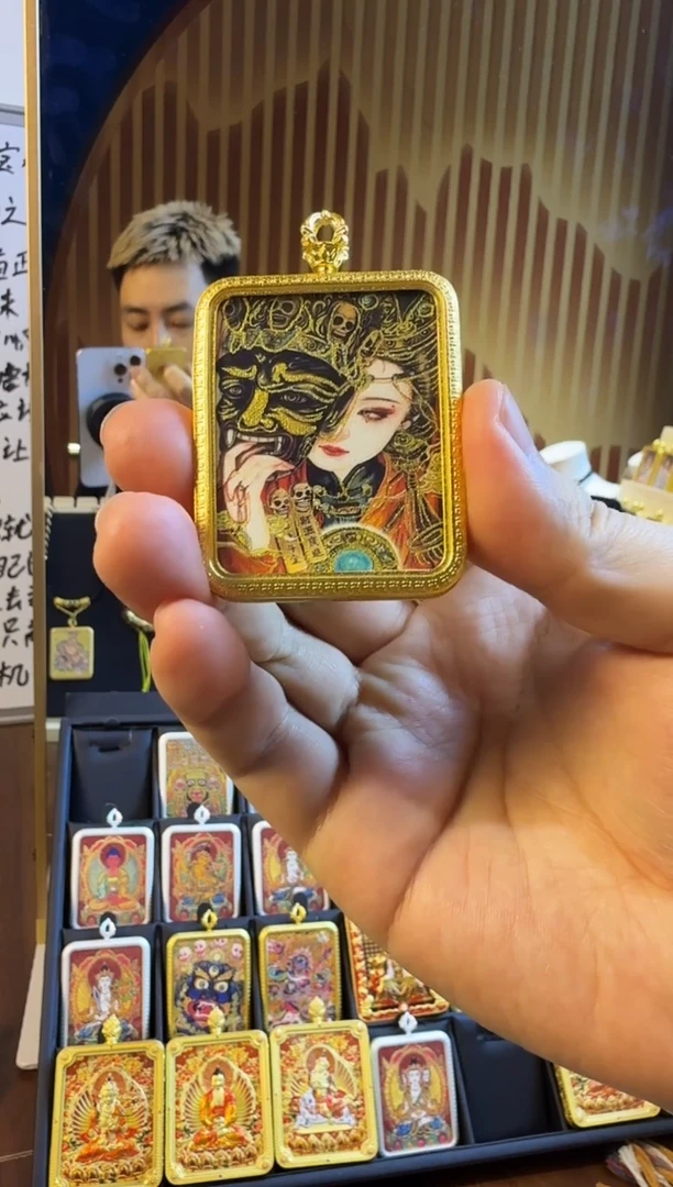 铜铁合金类唐卡6666