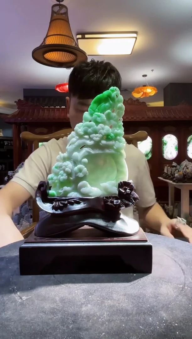 未镶嵌定制翡翠08/1007/C/双喜临门