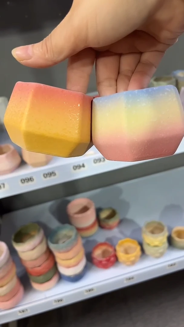 麦饭石粗陶多肉花盆两个