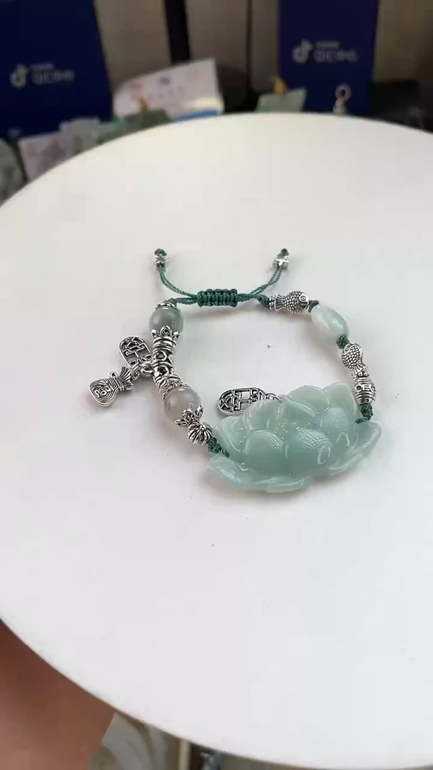 未镶嵌手链翡翠手工定制默认微瑕主播介绍为准