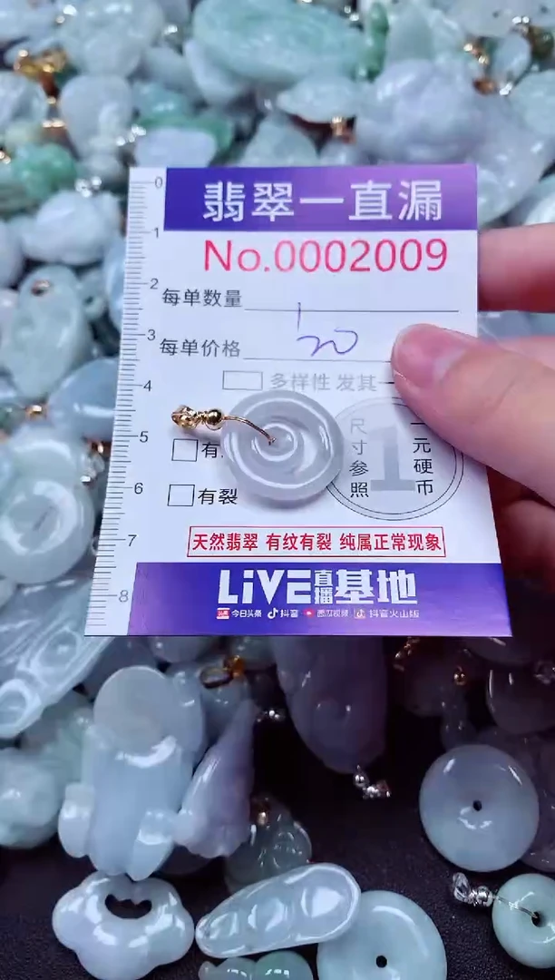 吊坠(不含链)未镶嵌翡翠2009