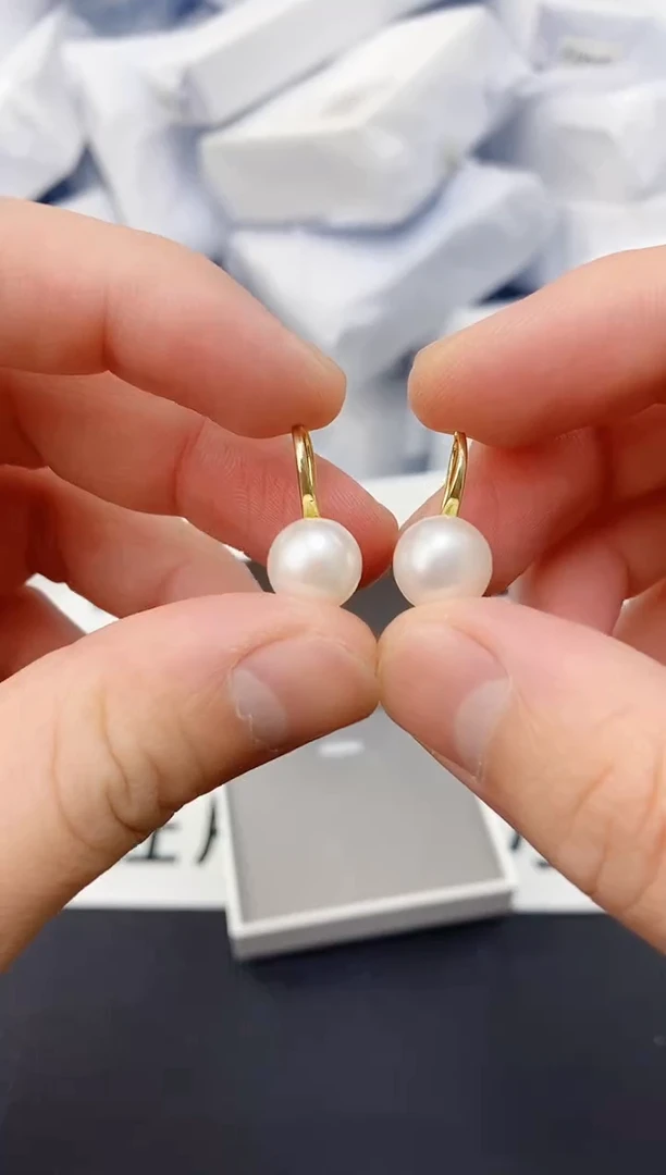 未镶嵌耳饰淡水珍珠ed1032