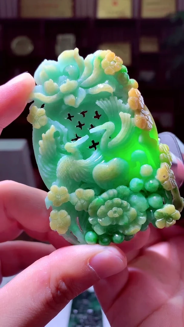 定制翡翠未镶嵌老*定制翡翠（拍一发一）