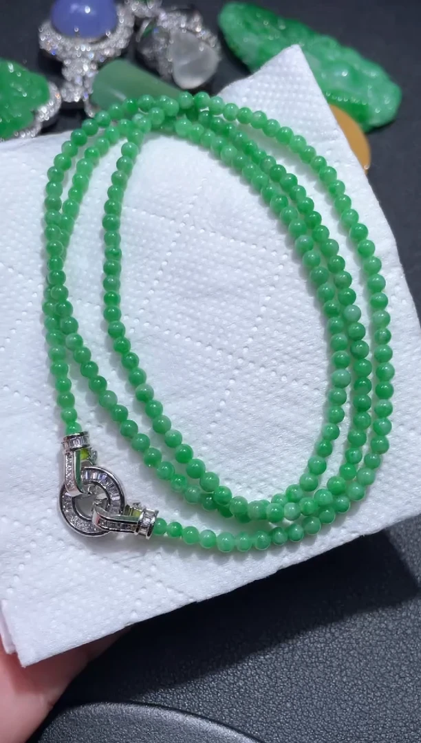 颈饰未镶嵌翡翠48.......