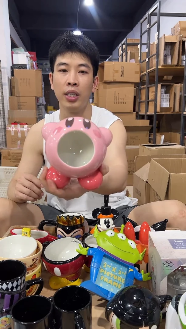 瓷片原盒大口星之卡比收纳