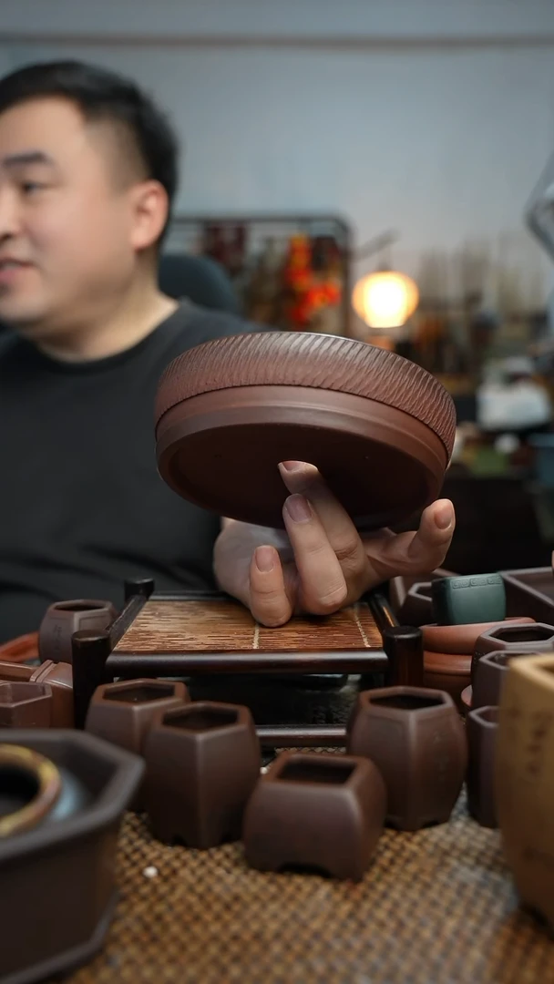 紫砂花盆長木軒精品紫砂