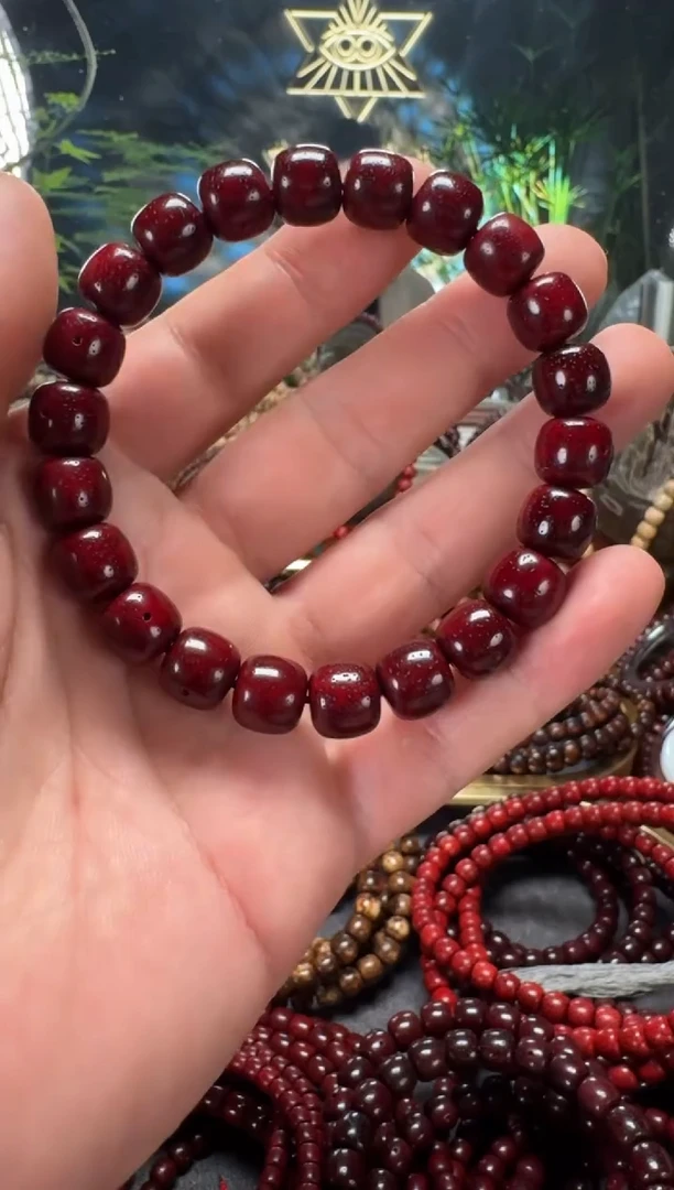 手串星月菩提局*人10*11原生态本草供手串