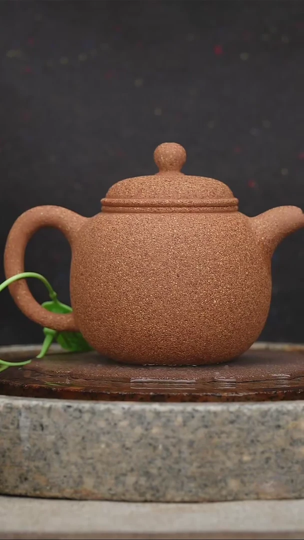 【闪购商品】紫砂茶壶宜兴原矿无添加冷金黄匏樽330cc