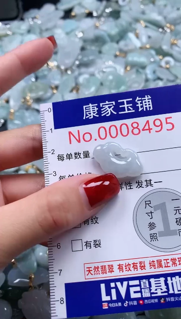 翡翠未镶嵌吊坠(不含链)8495