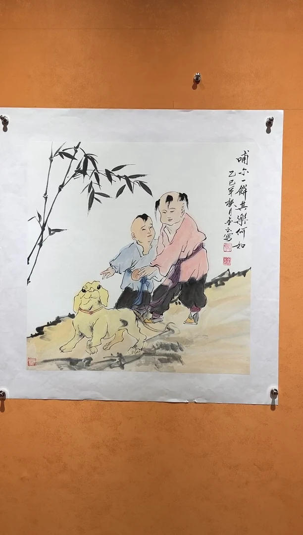 国画刘金玉教授亲笔手绘