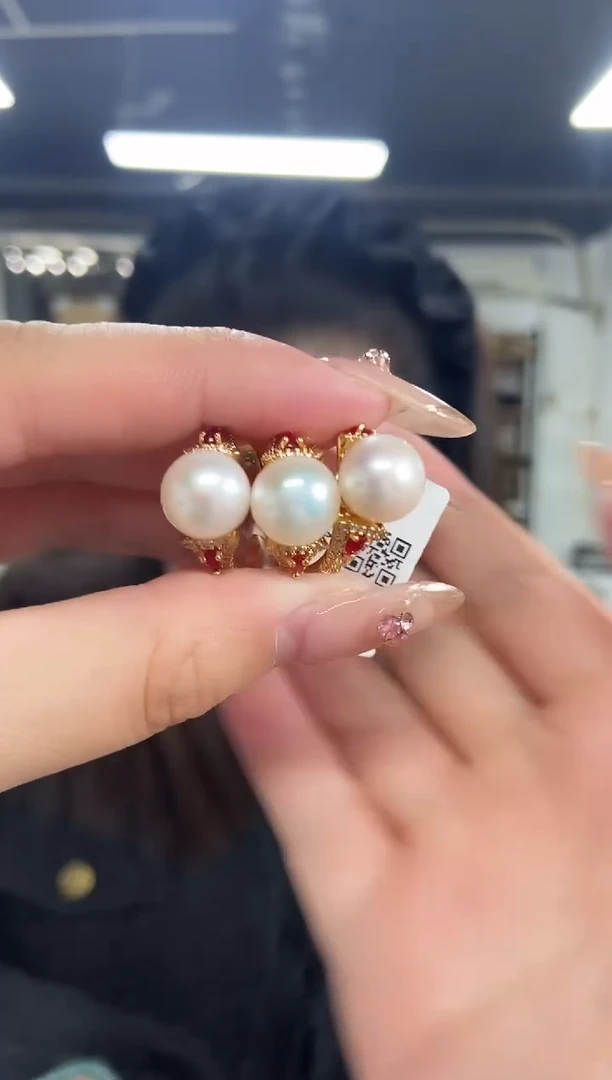 【闪购商品】淡水珍珠戒指未镶嵌多样性发其一颜色微差