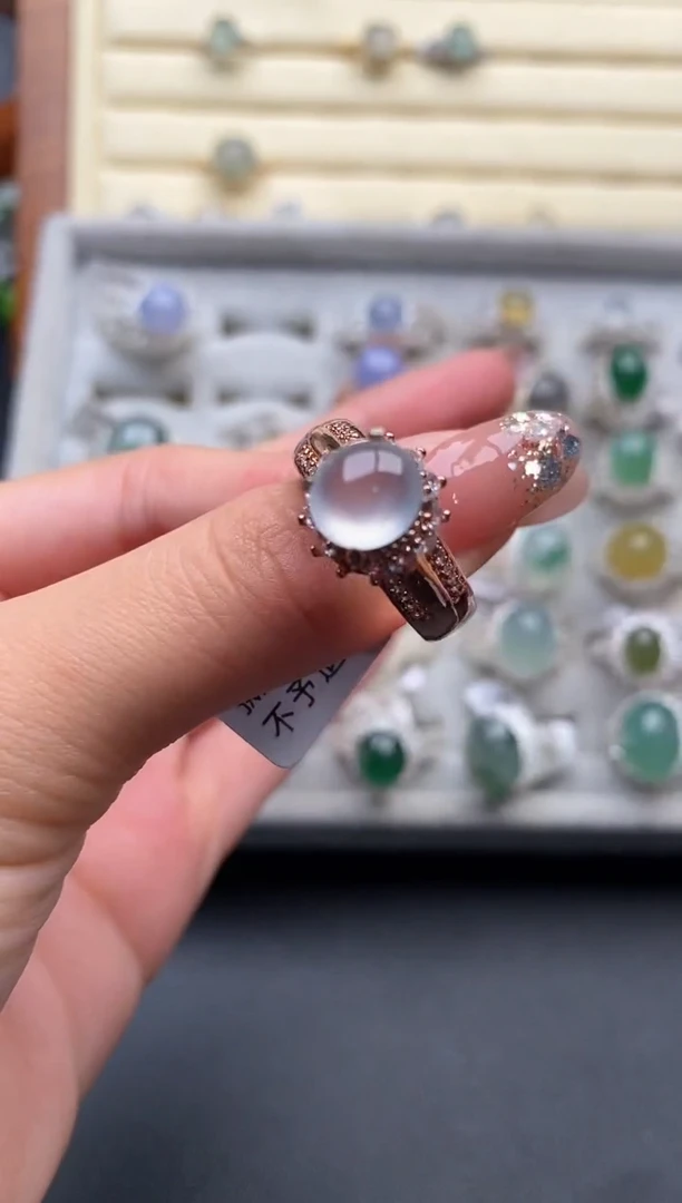 翡翠戒指未镶嵌99999999+7