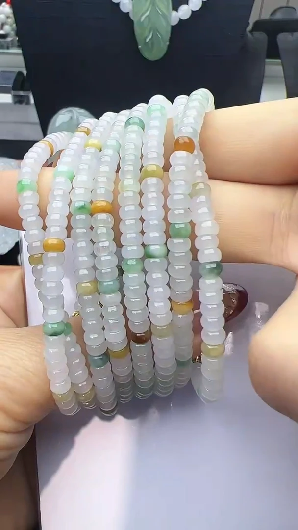 【闪购商品】翡翠手串未镶嵌玉珠多样性发其一