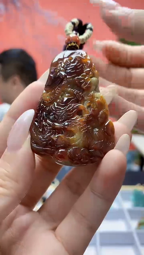 未镶嵌定制翡翠4898ty-毛货挂件36