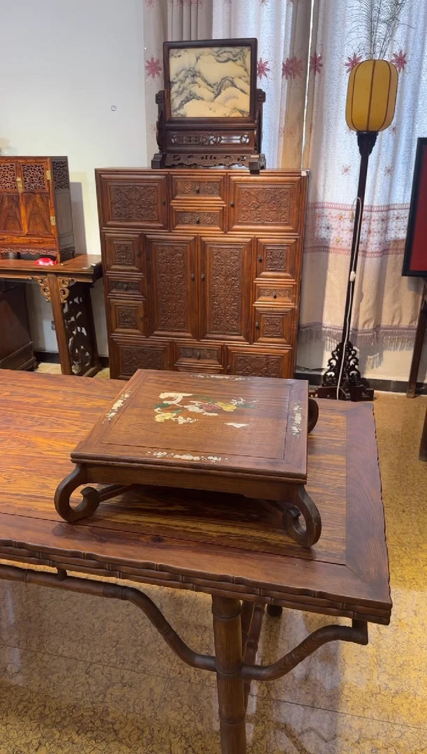 方形棋桌   摆件   51/51/