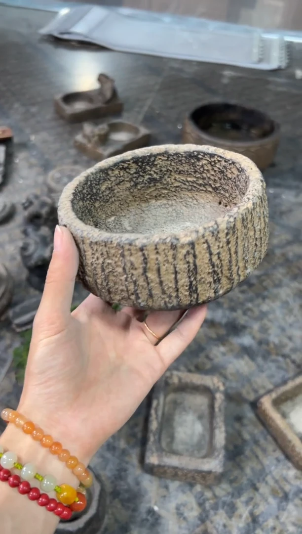 陶土【火山泥】小石钵