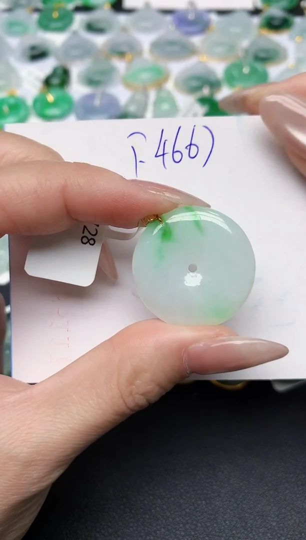 颈饰未镶嵌翡翠天然缅甸A货翡翠百元以上9元证书费自理