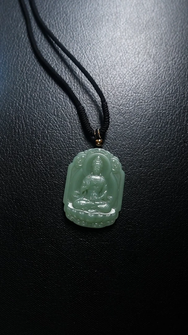 颈饰未镶嵌和田玉观音